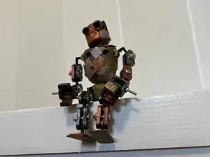 Robot articulated stop motion doll
