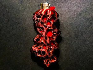 BIC - Biomorphic Voronoi-Lattice Lighter Sleeve