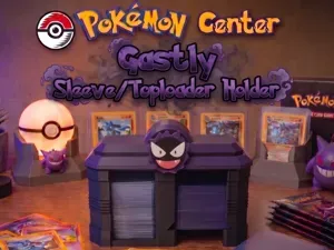 Pokemon Center "Gastly" Sleeve/Toploader Holder