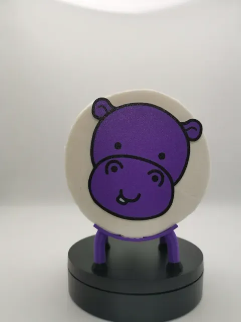 Cute Hippo Toilet Paper Holder - Toilettenpapier — Фото 2 из 4