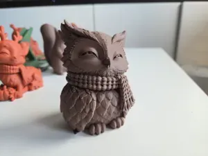 Cozy Autumn Owl – Cute Fall Decoration