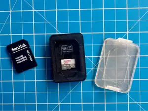 SD and MicroSD card travel case