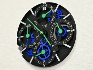 Quartz-movement Based Perpetual Calendar Clock