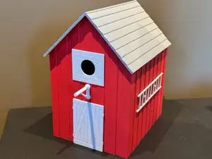 Birdhouse scandinavian barn