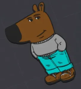 Chill Guy Keychain