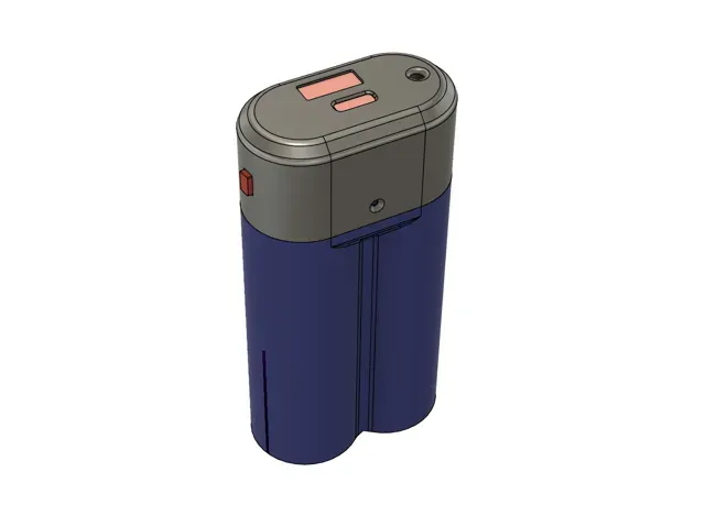 Powerbank 21700x2 usb-c, usb-a