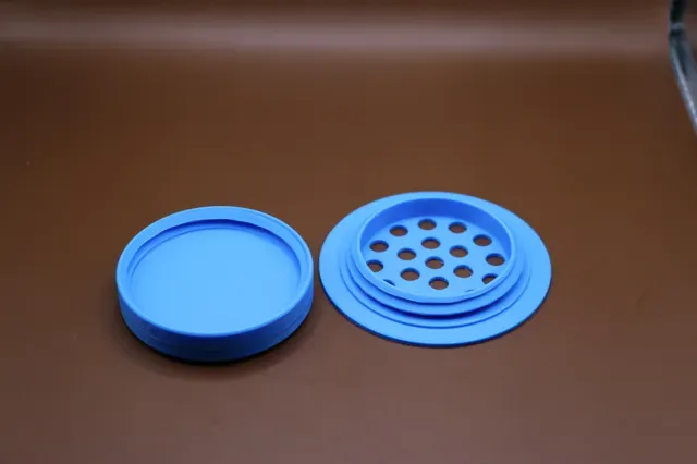 Small Mason Jar Shaker lid with large holes — Image 2 of 2