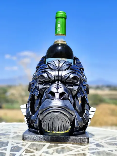 Silverback Gorilla Wine Bottle Holder — Image 7 of 13