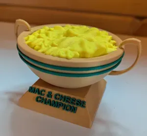 Mac and Cheese Champion Trophy