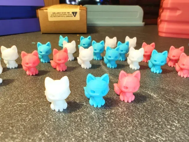 Tiny Fox Chibis – Cute Fast-Print Mini Figurines — Фото 7 из 7