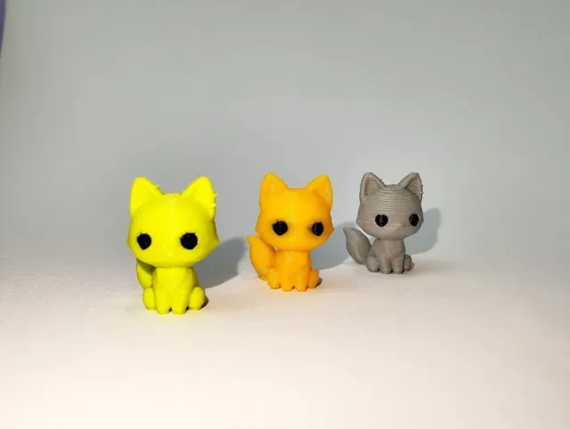 Tiny Fox Chibis – Cute Fast-Print Mini Figurines — Фото 5 из 7