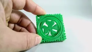 St. Patty's Day 4 Leaf Clover Gimbal
