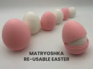 Nested Reusable Easter Eggs (Matryoshka style)