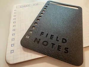 Field Notes Hard Backing with check boxes