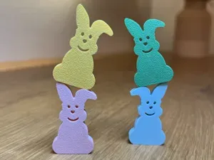 Mini Osterhasen – Deko & Geschenkanhänger