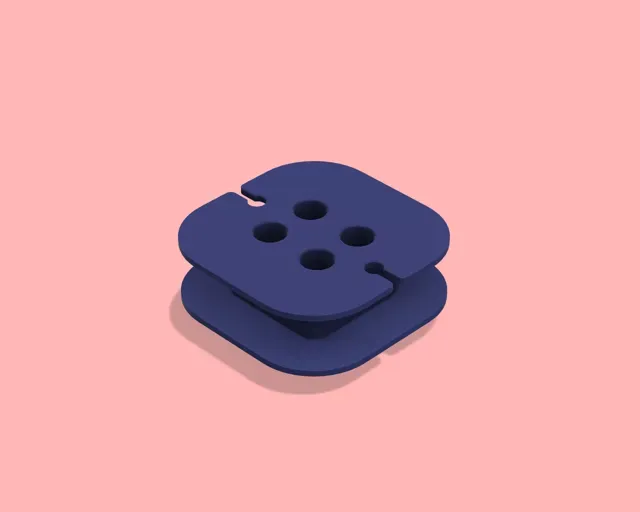 AAA Rechargeable Battery and USB Cable Holder — Image 3 of 5