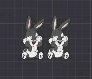 cute disney / looney tunes babies keychain / necklace charm (free for commercial use)