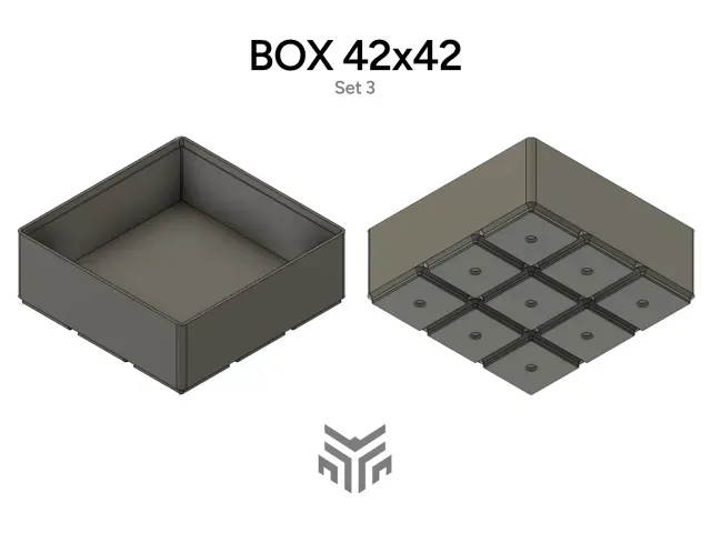Gridfinity 42×42 Boxes w/ Full & Half Box | Set 3 — Фото 7 из 9