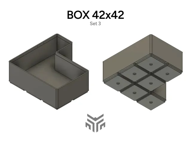 Gridfinity 42×42 Boxes w/ Full & Half Box | Set 3 — Фото 6 из 9