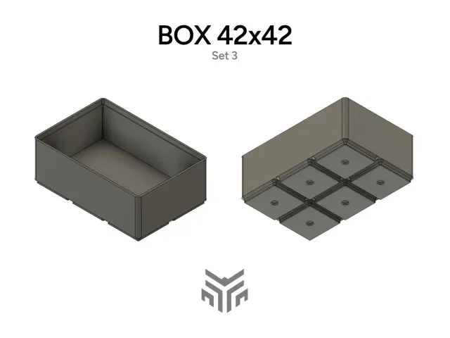 Gridfinity 42×42 Boxes w/ Full & Half Box | Set 3 — Фото 5 из 9