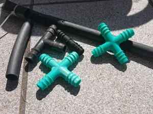 16mm Irrigation Pipe X Connector