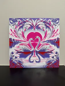 Valentines Swans - Hueforge