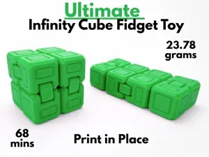 Ultimate Infinity Cube Fidget Toy (Print in Place)