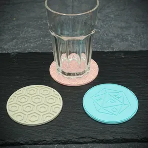 Simple coasters with storage