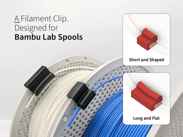 Filament Clip for Bambu Lab Spools