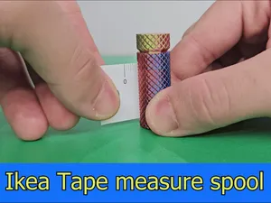 Ikea tape measure spool (print in place)