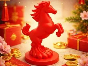 Rising Horse – Lunar New Year Fortune Decor