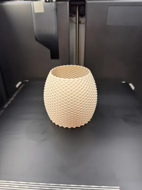 Teelichtglas in Korboptik — Image 2 of 3
