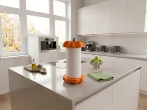 Pumpkin Kitchen Roll Holder - Paper Towel Stand