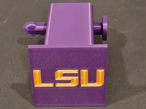 LSU 2" hitch cover