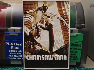 Chainsaw Man Anime Poster - Hueforge Art