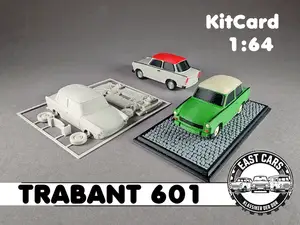 Trabant 601- KitCard - EastCar 1:64