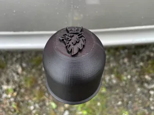 Saab hitch ball cover