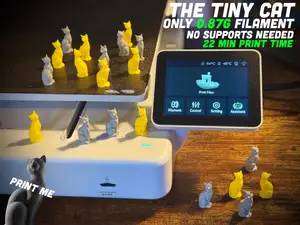 Mini Meow – The Tiny Cat - No Supports -Only 0.87g