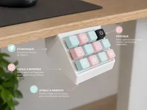 Magnetic Stream Deck – Under & On Desk Mount