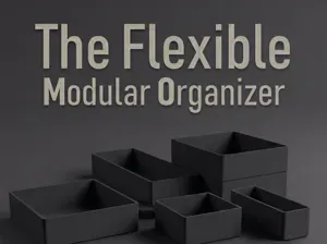 Modular Containers & Inserts for Stackable Drawers
