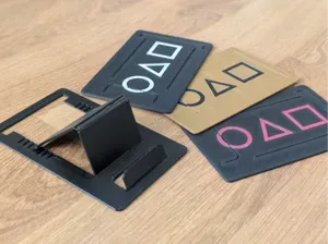 Squid Game Invitation Card Phone Stand Holder