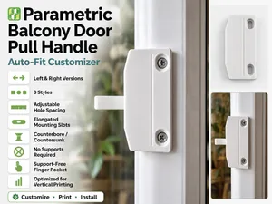Parametric Balcony & Patio Door Pull Handle