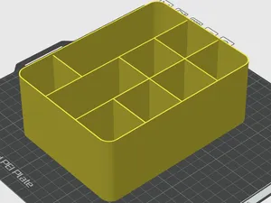 简易格子收纳储物盒 / Simple Grid Storage Box