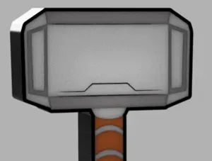 Thor's Hammer Mjolnir LED Lamp
