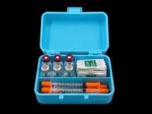 Compact 10mL Vial Case with adapter for 3ml vials