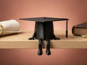 Articulated Flexi Graduation Cap Buddy Gift