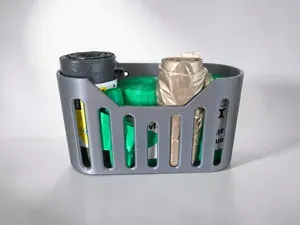 Trash Bag Roll Dispenser — Wall Mount, Under-Sink