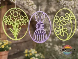 Oster-Aufhänger Set – 3 Frühlingsmotive