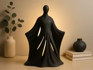 Mystic Cloaked Figure – Dark Angel Sculpture