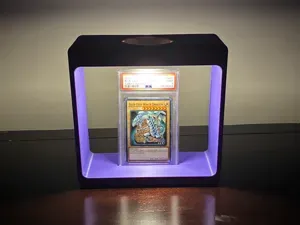 PSA Card Stand with Color Changing Puck Light